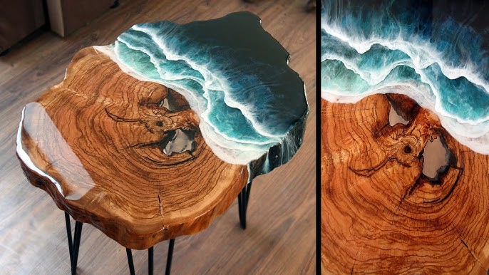 The Beauty of Ocean River Tables: A Unique Fusion of Nature and Art - resinhomefurniture