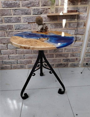 Coffee Table Large Indoor Epoxy Coffee Table For 2, 4, 6, 8 Resin Living Room Table Epoxy Table Top Resin Epoxy Table End Table Side Table - resinhomefurniture