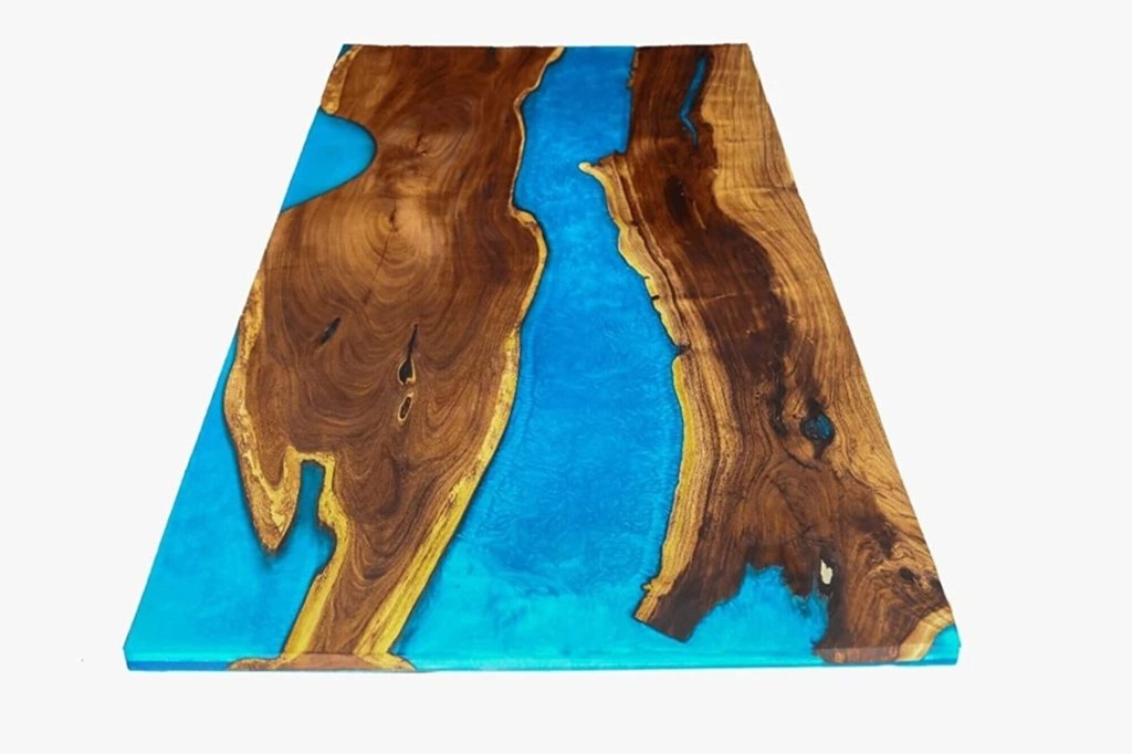 Customized Large Epoxy Multi Channel Table, Resin River Dining Table for 2, 4, 6, 8, Living Room Table, Home d?cor, Bar Counter - resinhomefurniture