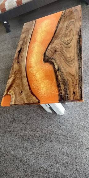 Customized Large Epoxy Table, Lava Flowing Look Dining Table for 2, 4, 6, 8, Living Room Table Epoxy Coffee Table Top, Resin Bar Counter - resinhomefurniture