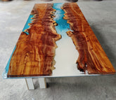 Customized Large Epoxy Table, Multi Resin Look, Dining Table for 2, 4, 6, 8, Living Room Table Epoxy Coffee Table Top, Resin Bar Counter - resinhomefurniture