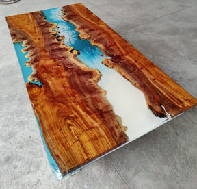 Customized Large Epoxy Table, Multi Resin Look, Dining Table for 2, 4, 6, 8, Living Room Table Epoxy Coffee Table Top, Resin Bar Counter - resinhomefurniture