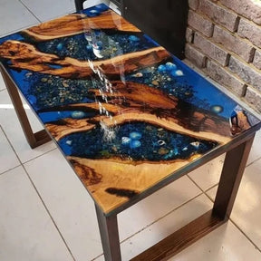 Customized Large EPOXY Table, Resin Dining Table for 2, 4, 6, 8 River Dining Table, Wood Epoxy Coffee Table Top, Living Room Table - resinhomefurniture