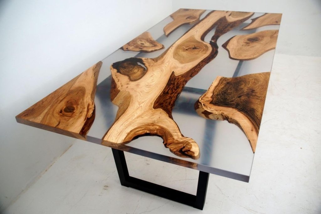 Customized Large Epoxy Table, Wooden Clear Transparent Resin Table, Resin Dining Table for 2, 4, 6, 8, Epoxy Coffee Table, Living Room Table, Home décor - resinhomefurniture