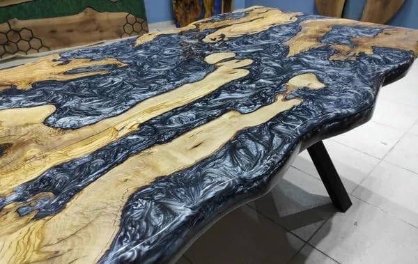 large - indoor - grey - ocean - epoxy - dining - table - resin - coffee - table - living - room - table - river - table - for - 2 - 4 - 6 - 8 - epoxy - table - top - home - decor - bar - counter - patio - table - resinhomefurniture