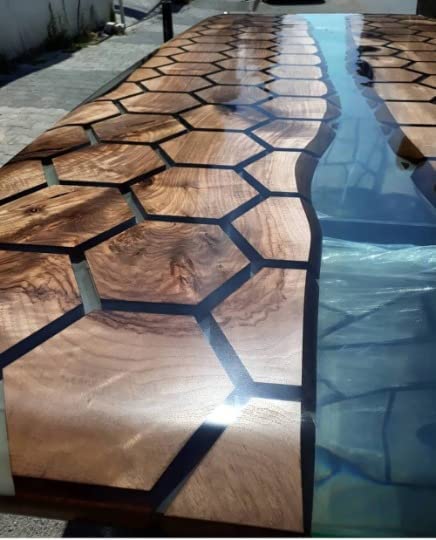 Personalized EPOXY Table, Resin Dining Table for 2, 4, 6, 8 River Dining Table Top, Wood Epoxy Coffee Table Top, Living Room Table - resinhomefurniture