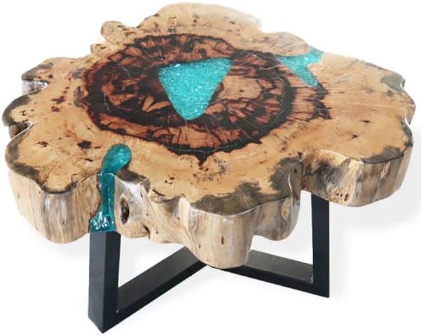 Special Unique Blue Center Resin Coffee Table Resin Dining Table Console Table Bar Counter Table End/Side Table Kitchen Table Patio Table Living Room Table Home Décor - resinhomefurniture