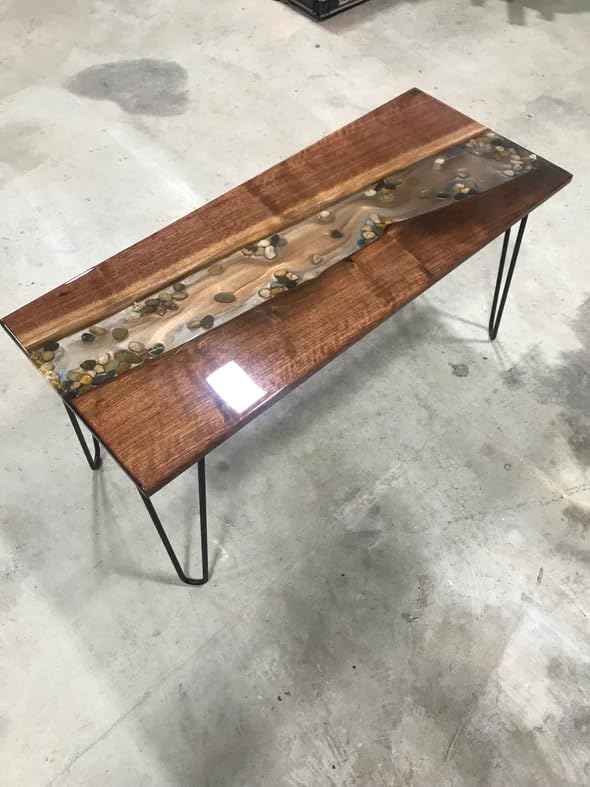 TUZECH Custom Made Stone Wood Table Resin Epoxy Table Dinning Table Coffee Table Side/End Table Bar Counter Epoxy Living Room Table Home Decor - resinhomefurniture