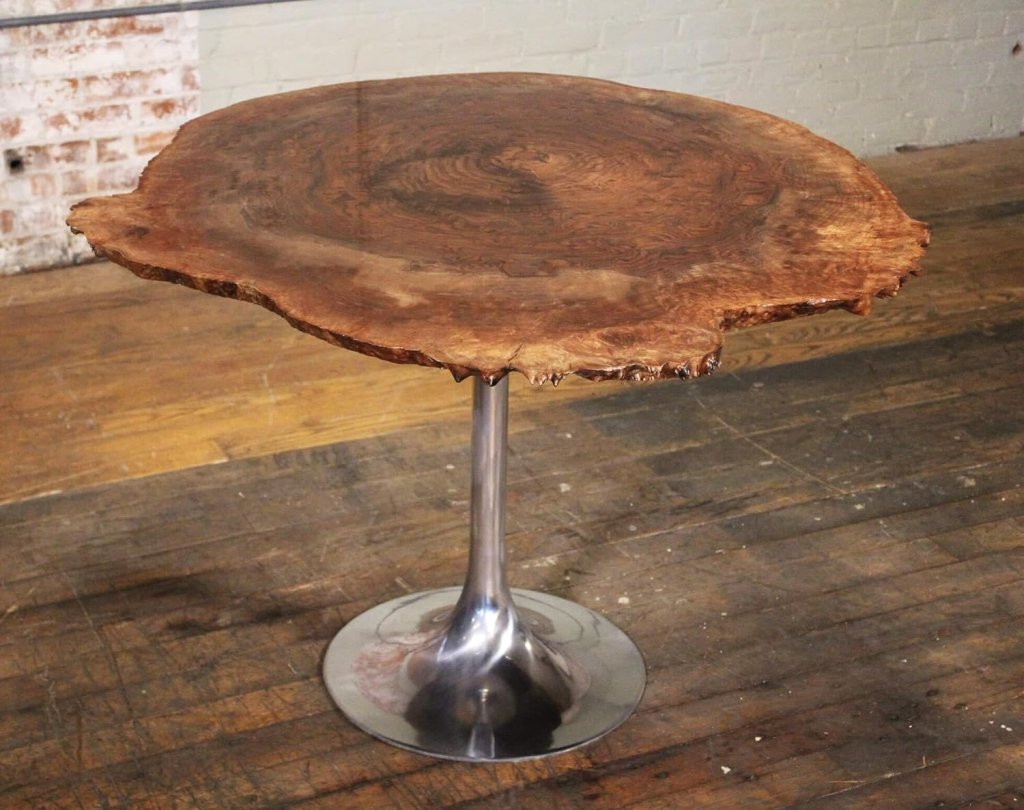 TUZECH Customized Live Edge Round Table Top, Wooden Dinning Table, Coffee Table, Resin Table, Luxury Table, Walnut Table, Wooden Resin Table - resinhomefurniture