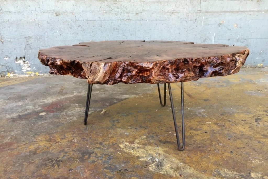 Unique Live Edge Crosscuts Epoxy Resin Coffee Table Living Room Table Console Table Study Table Hallway Table Central Table End/Side Table - resinhomefurniture