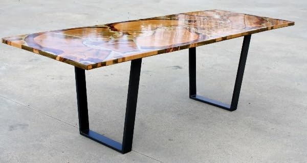 Unparalleled Gold Epoxy Resin Dining Table Coffee Table Conference Table Living Room Table Kitchen Table End/Side Table Patio Table Bar Counter Table Home Décor - resinhomefurniture